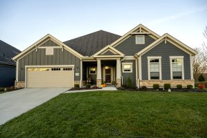 Early morning at the Courtyards on Riverside a Cimino Construction project single family home