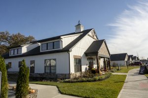 Clubhouse exterior at The Residences at Maren Reserve