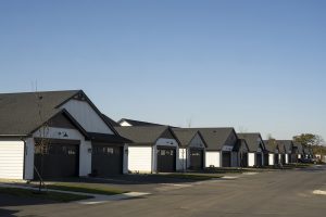 Single Story farmhouse style apartments at The Residences at Maren Reserve