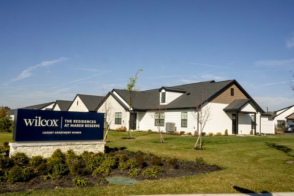 Entrance sign to The Residences at Maren Reserve